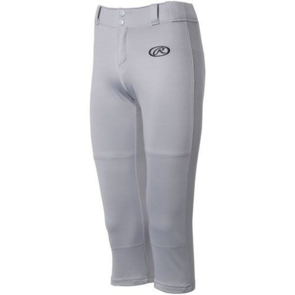 Rawlings Womens Launch Fastpitch Softball Pants Size M Black Low Rise Sports NWT